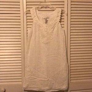 Cute Max Studio white summer dress. NWT, sz S